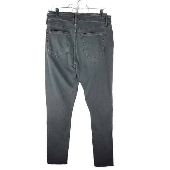 Loft Gray Light Wash Raw Denim Jeans - Picture 4 of 12